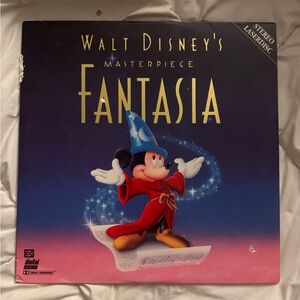 Walt Disney Fantasia Stereo Laser Disc – Mickey Sorcerer Cover